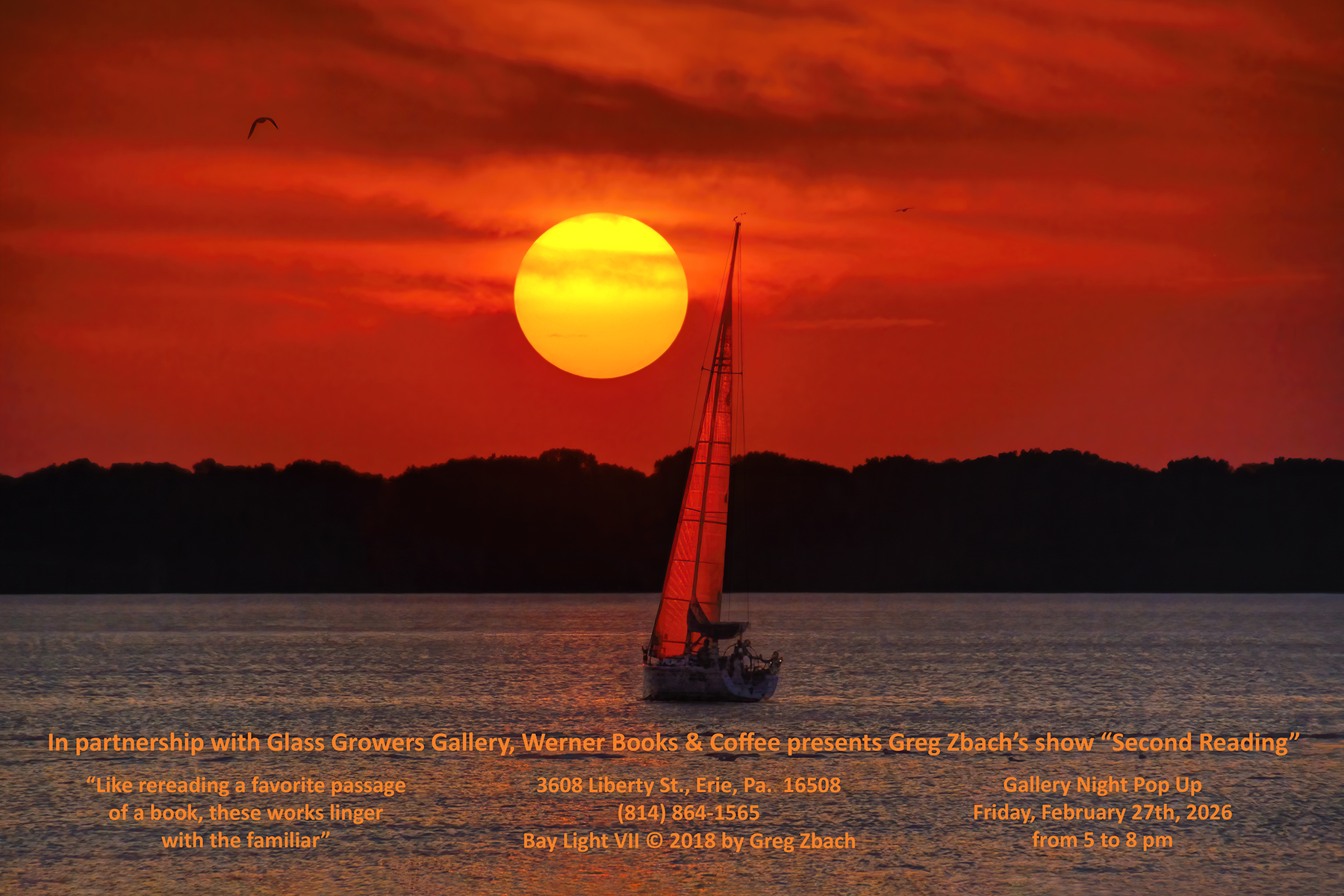 Greg Zbach at Werner Books on Gallery night