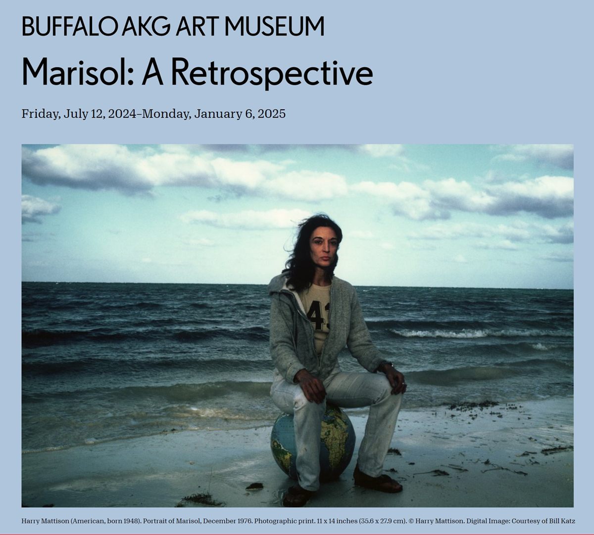 Marisol Retrospective -Buffalo AKG Art Museum